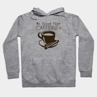 Caffeine + Brown Hoodie